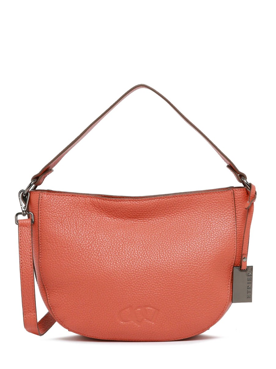 Femme Etrier | Sac Besace Ecuyer Cuir Abricot