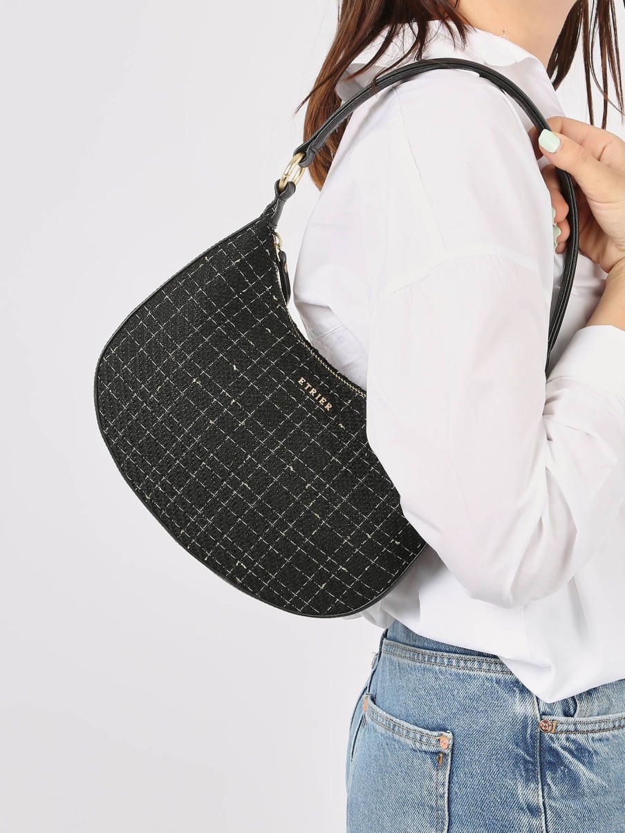 Femme Etrier | Sac Porte Epaule Shelby Noir