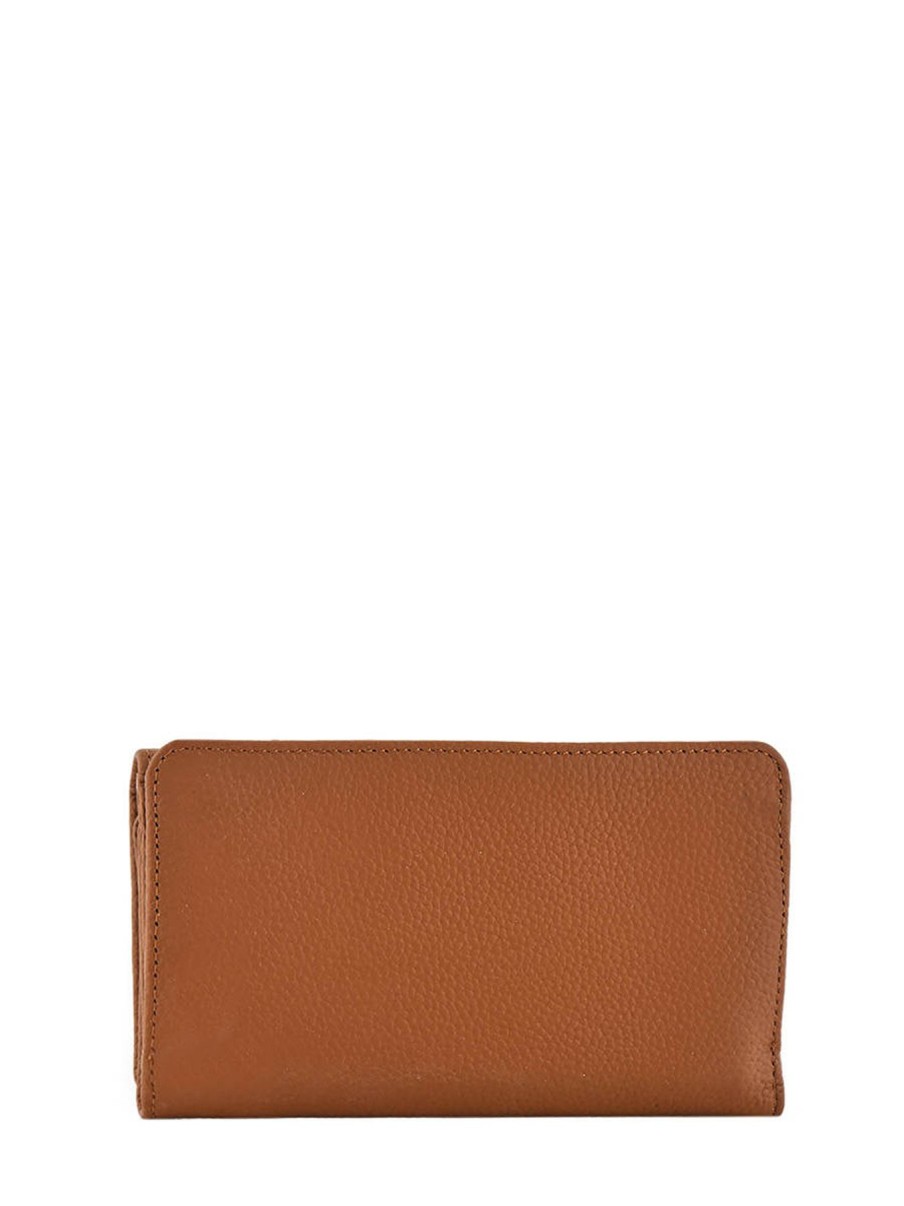 Femme Etrier | Portefeuille Tradition Cuir Camel