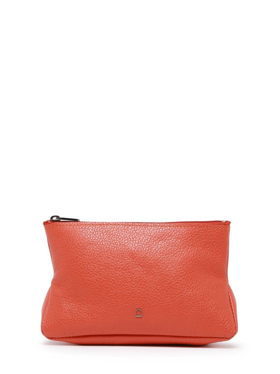 Femme Etrier | Trousse Cuir Orange