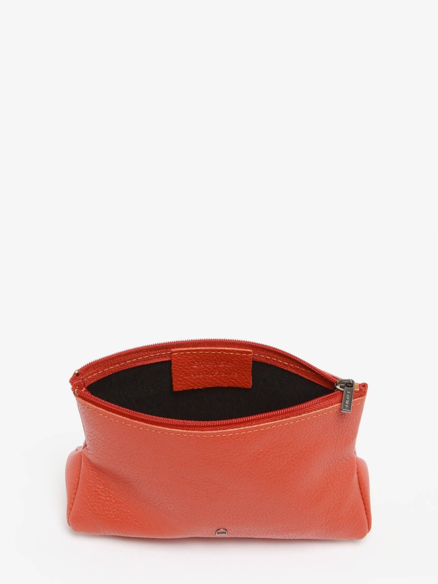 Femme Etrier | Trousse Cuir Orange