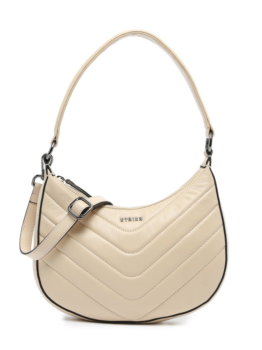 Femme Etrier | Sac Porte Epaule Rafale Beige