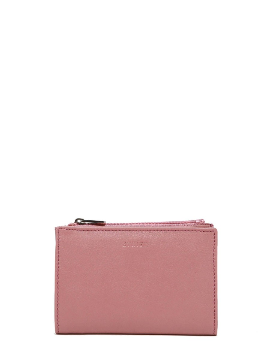 Femme Etrier | Portefeuille Paris Cuir Blush Bordeau