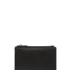 Homme Etrier | Portefeuille Porte-Monnaie Cuir Cuir Noir