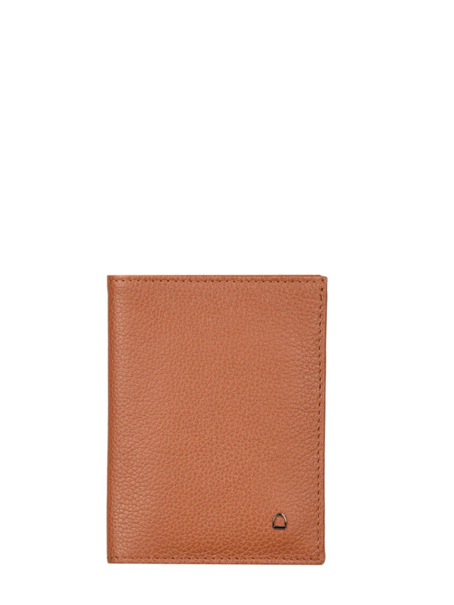 Femme Etrier | Portefeuille Porte-Cartes Cuir Cuir Camel