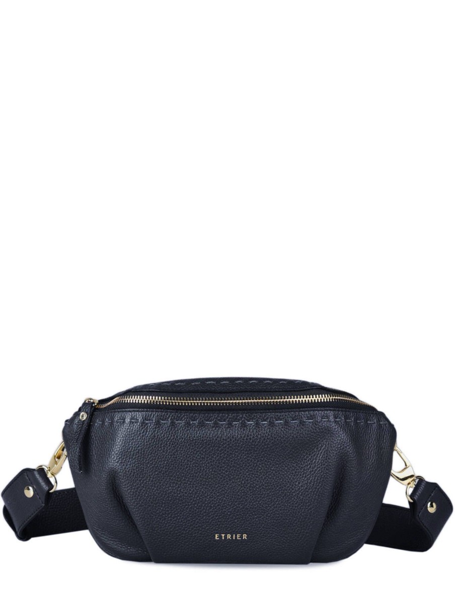 Femme Etrier | Sac Banane Tradition Cuir Marine