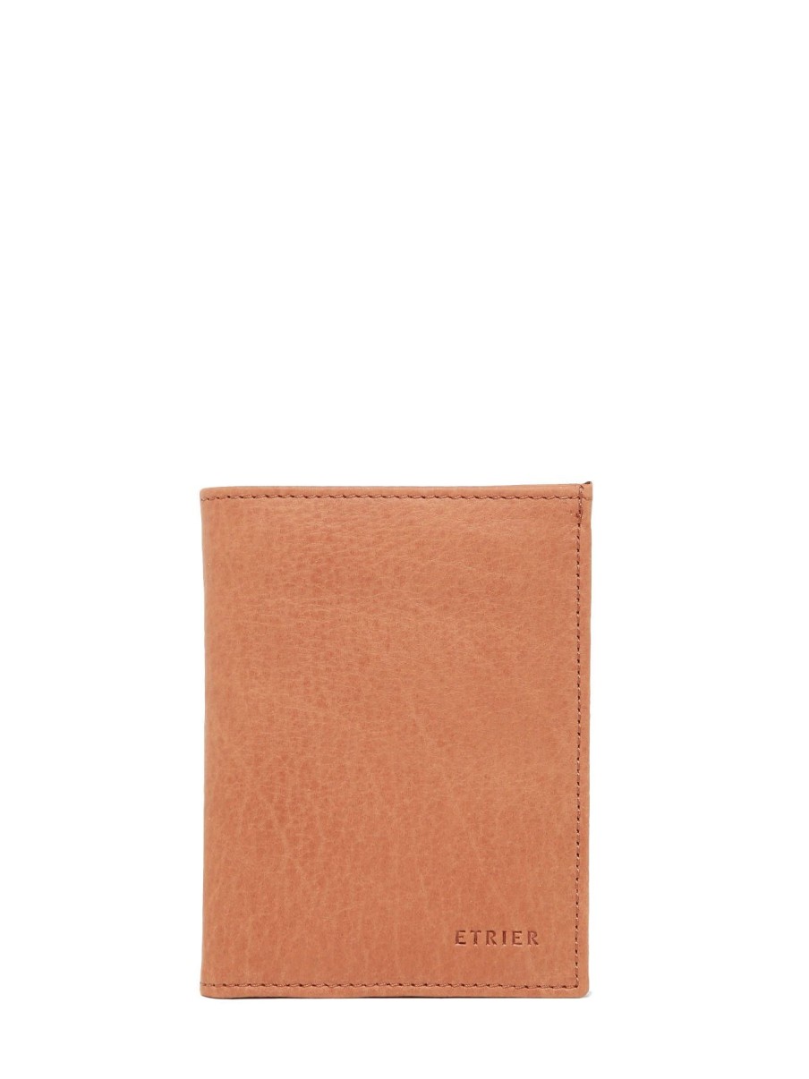 Homme Etrier | Portefeuille Oil Cuir Camel