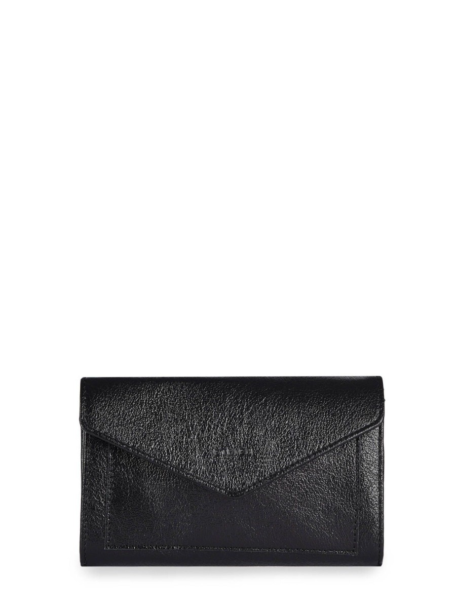 Femme Etrier | Porte-Monnaie Cuir Noir