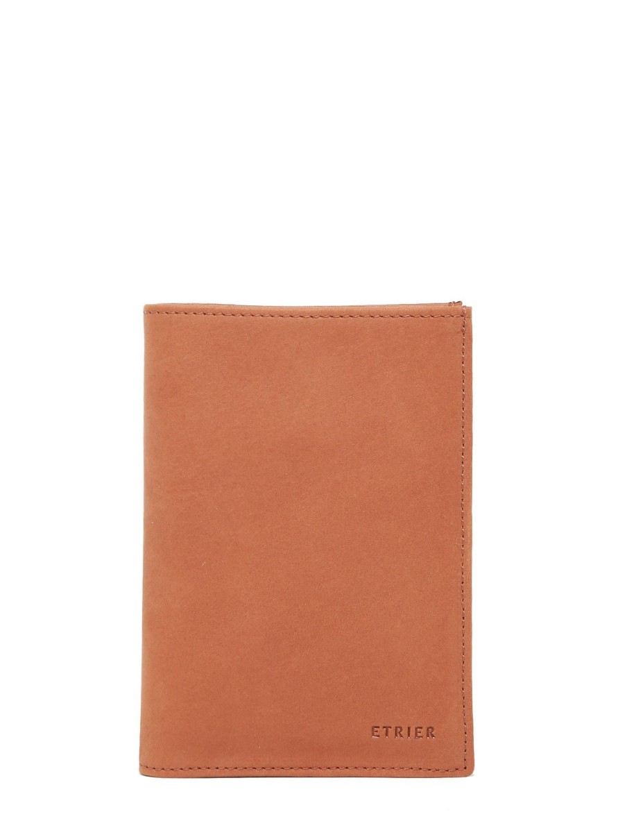 Homme Etrier | Portefeuille Cuir Camel