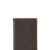 Homme Etrier | Porte-Cartes Cuir Marron Fonce