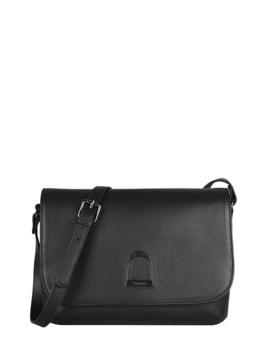 Femme Etrier | Sac Bandouliere Balade Cuir Noir