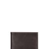 Homme Etrier | Portefeuille Porte-Cartes Cuir Cuir Marron Fonce