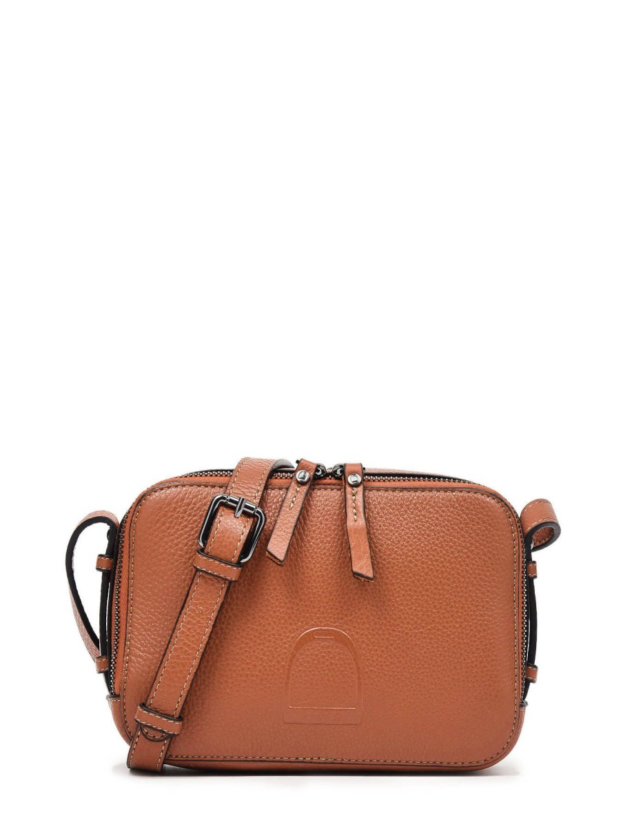 Femme Etrier | Sac Bandouliere Balade Cuir Camel