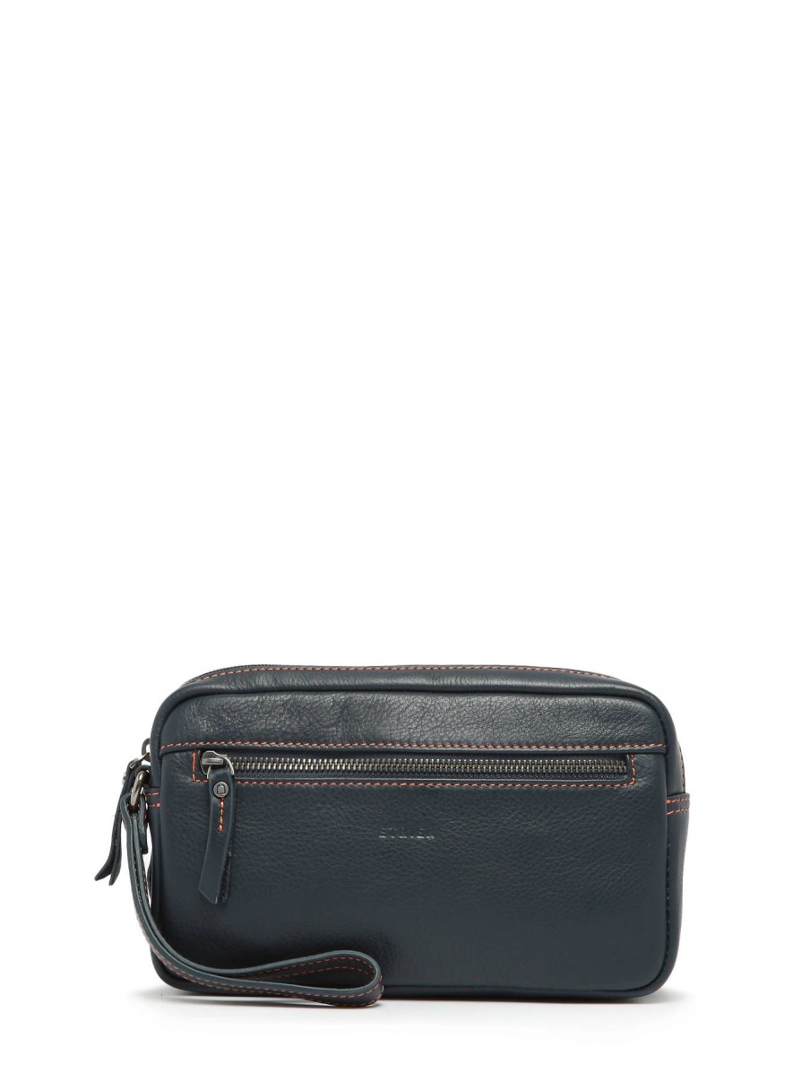 Homme Etrier | Pochette Homme Bleu/Orange