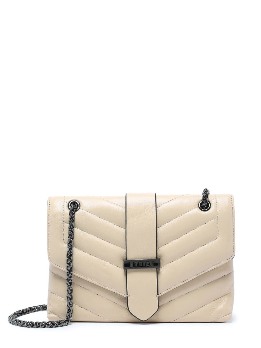 Femme Etrier | Sac Porte Epaule Rafale Beige