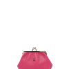 Femme Etrier | Porte-Monnaie Cuir Fushia