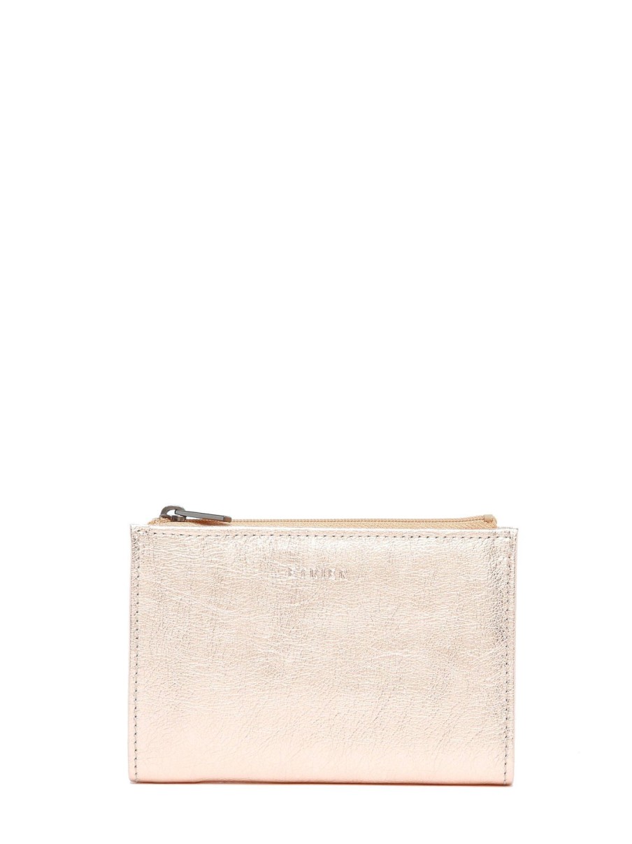 Femme Etrier | Porte-Monnaie Cuir Champagne