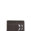 Homme Etrier | Porte-Cartes Oil Cuir Marron Fonce