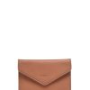 Femme Etrier | Porte-Papiers Cuir Camel Bleu