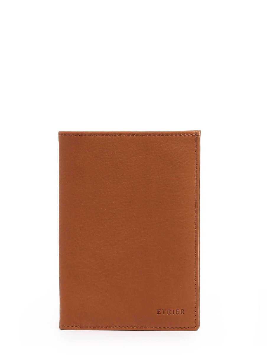 Homme Etrier | Portefeuille Oil Cuir Camel