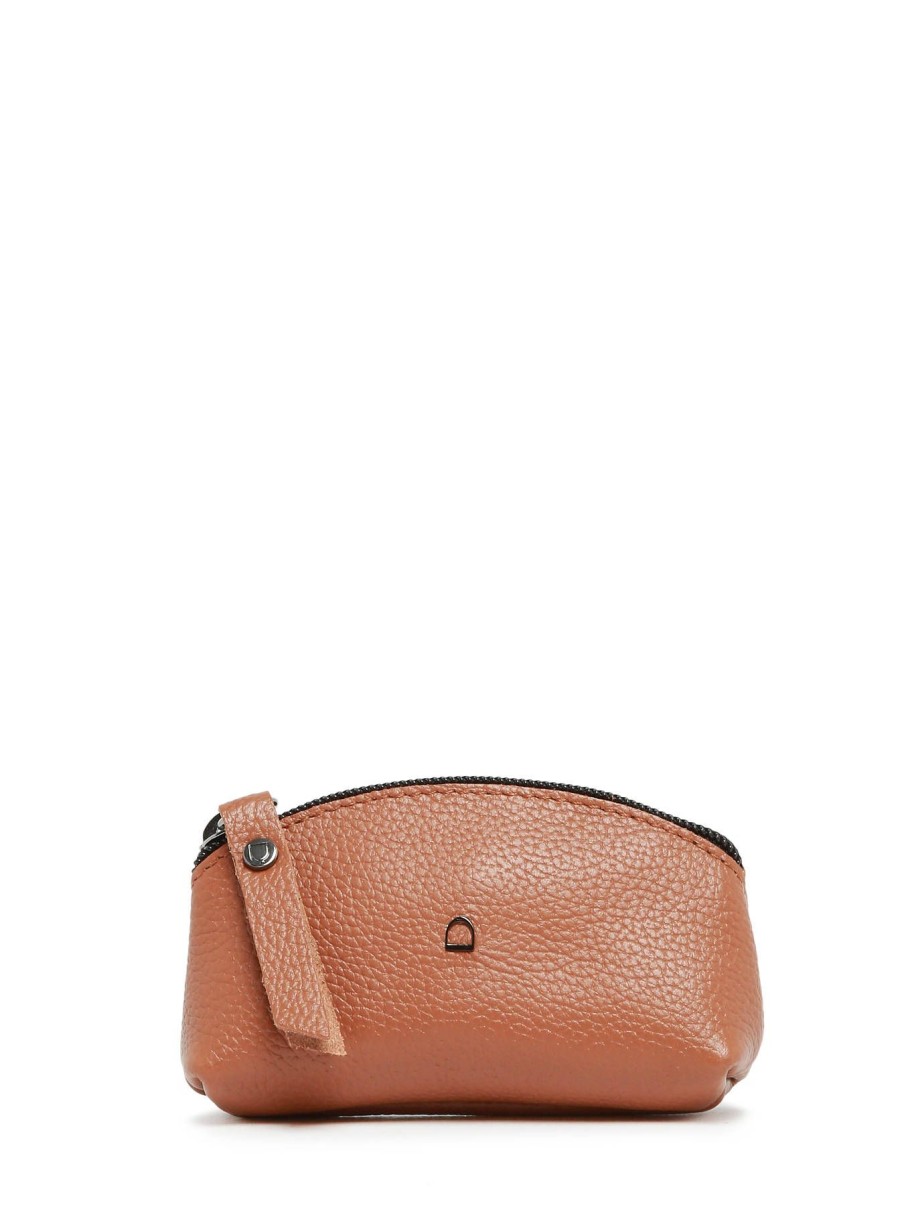 Femme Etrier | Porte-Monnaie Cuir Camel