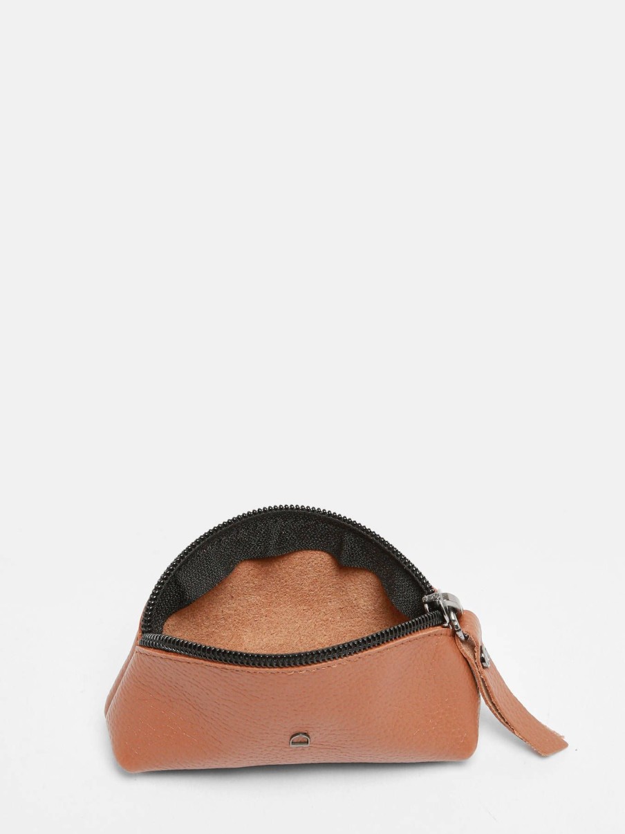 Femme Etrier | Porte-Monnaie Cuir Camel