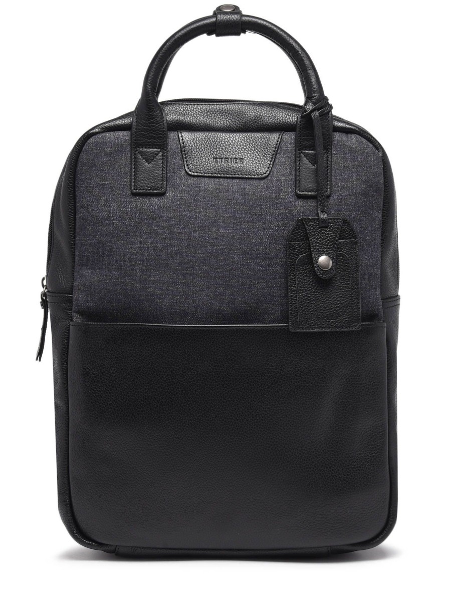 Business Etrier | Sac A Dos Business 2 Compartiments Gris Chine