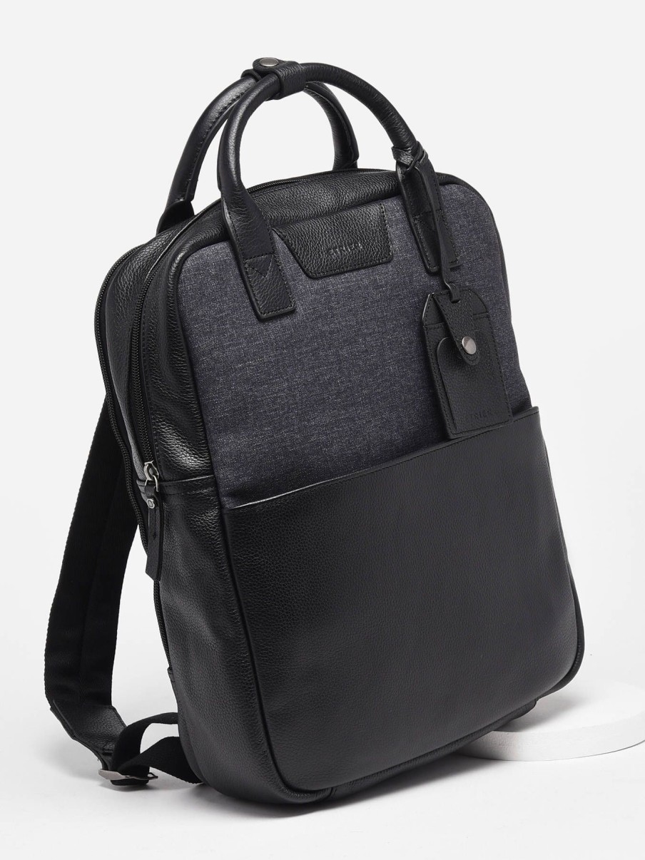 Business Etrier | Sac A Dos Business 2 Compartiments Gris Chine