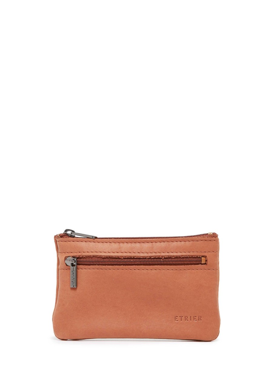 Homme Etrier | Porte-Monnaie Cuir Camel