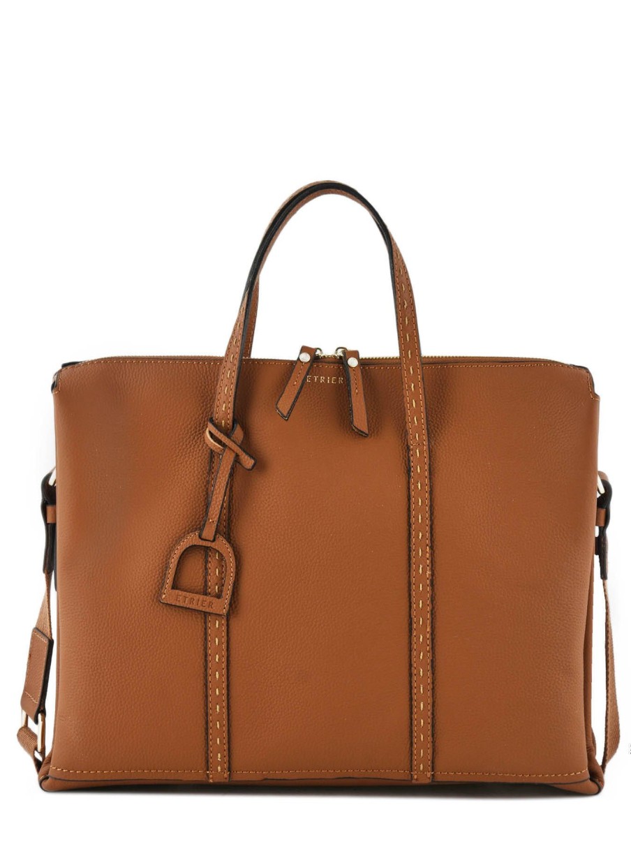 Femme Etrier | Porte-Documents Tradition Cuir Camel