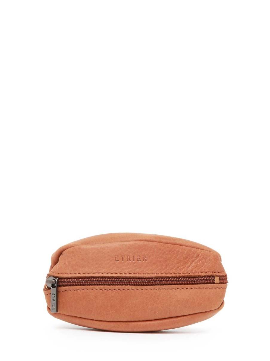 Homme Etrier | Porte-Monnaie Cuir Camel