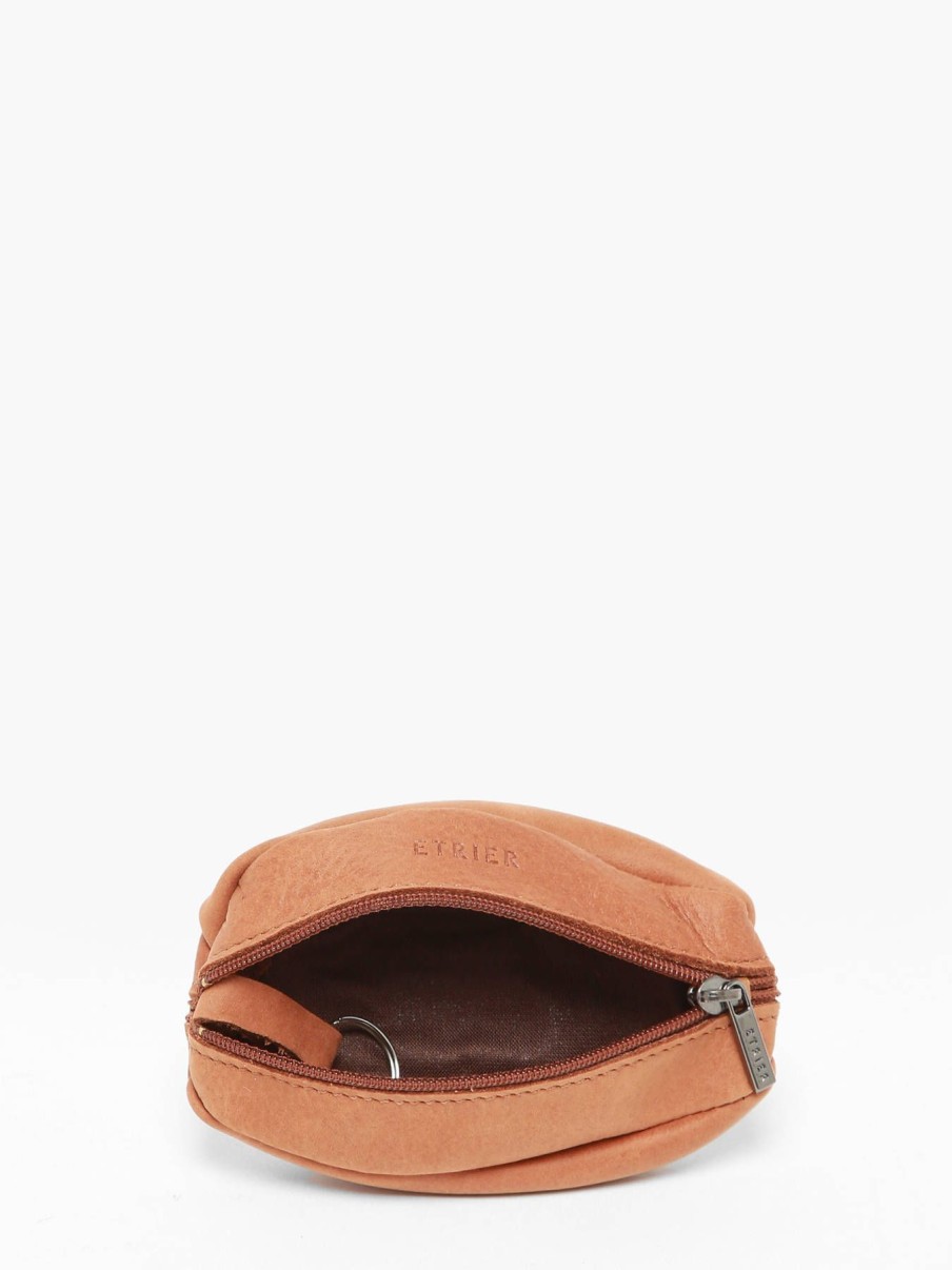 Homme Etrier | Porte-Monnaie Cuir Camel