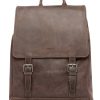 Business Etrier | Sac A Dos Business 1 Compartiment Marron Fonce